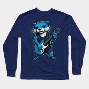 Rockstar Otter Long Sleeve T-Shirt